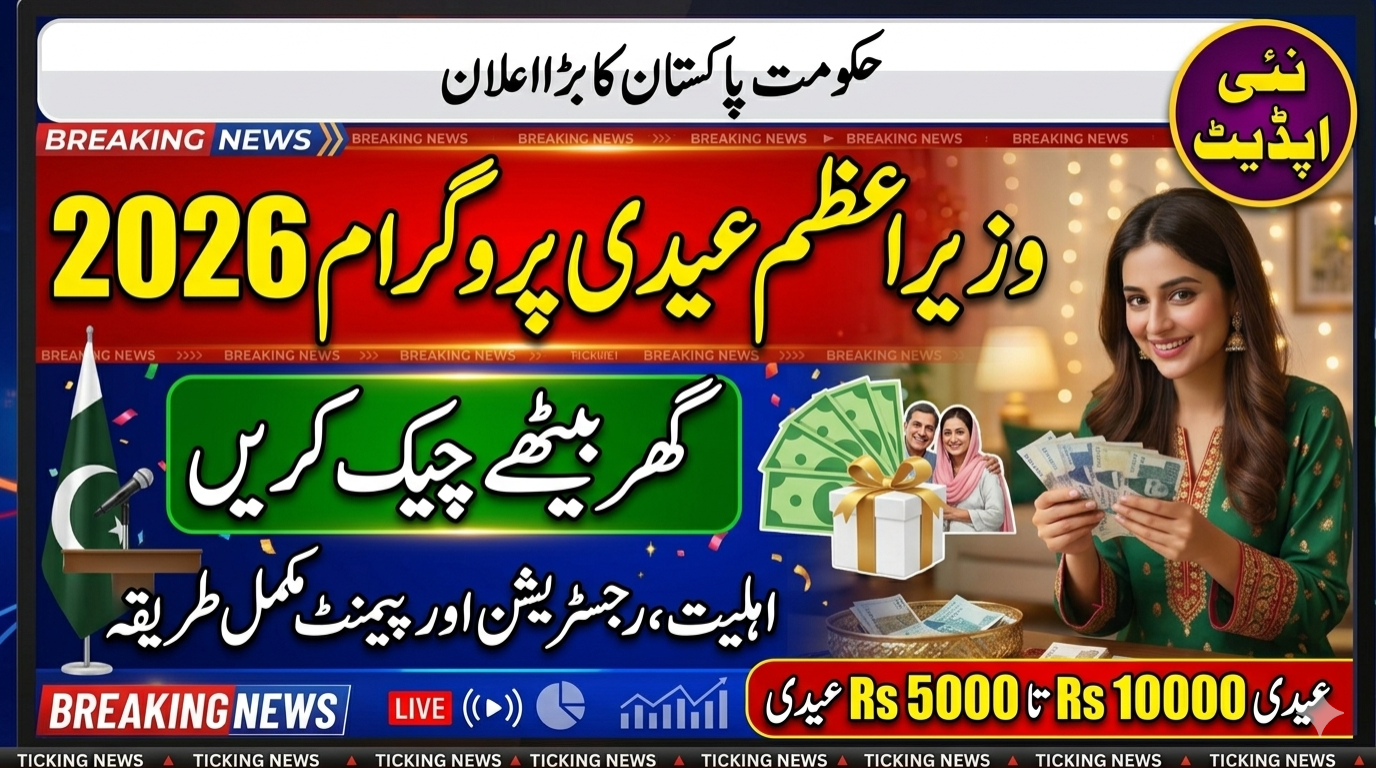 PM Eidi Program 2026 CNIC Check Online